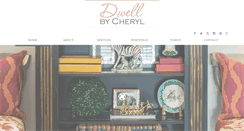 Desktop Screenshot of dwellbycheryl.com